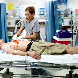 Hilary Swank stars as Dr. Juliet Dermer in Hammer Films' The Resident (2010)