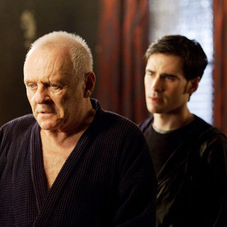 Anthony Hopkins stars as Father Lucas and Colin O'Donoghue stars as Michael Kovak in Warner Bros. Pictures' The Rite (2011). Photo credit by Egon Endrenyi.