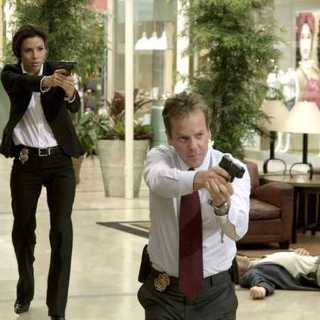 Eva Longoria and Kiefer Sutherland in The 20th Century Fox's The Sentinel (2006)