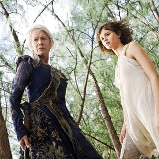 Helen Mirren stars as Prospera and Felicity Jones stars as Miranda in Touchstone Pictures' The Tempest (2010)