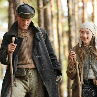 Ed Harris stars as Mr. Smith and Saoirse Ronan stars as Irena in Newmarket Films' The Way Back (2011)