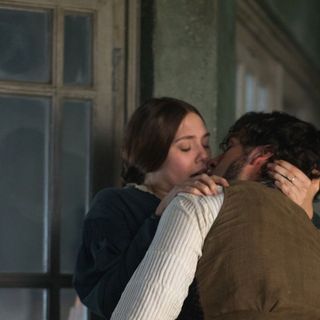 Elizabeth Olsen stars as Therese Raquin and Oscar Isaac stars as Laurent LeClaire in Roadside Attractions' In Secret (2014)