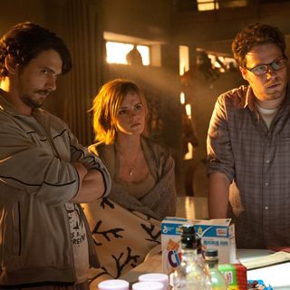 James Franco, Emma Watson and Seth Rogen in Columbia Pictures' This Is the End (2013)