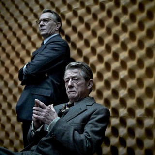 Gary Oldman stars as George Smiley and John Hurt stars as Control in Focus Features' Tinker, Tailor, Soldier, Spy (2011)