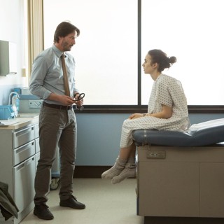 Keanu Reeves stars as Dr. William Beckham and Lily Collins stars as Ellen in Netflix's To the Bone (2017)