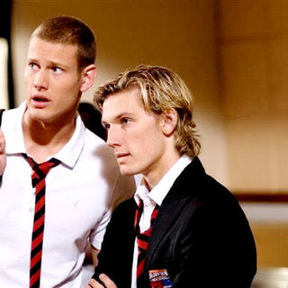Tom Hopper stars as Marcus and Alex Pettyfer stars as Bradley in Paramount Vantage's Tormented (2009)