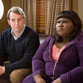 Matthew Broderick stars as Chase Fitzhugh and Gabourey Sidibe stars as Odessa Montero in Universal Pictures' Tower Heist (2011)