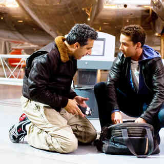 John Turturro stars as Agent Simmons and Shia LaBeouf stars as Sam Witwicky in DreamWorks SKG's Transformers: Revenge of the Fallen (2009)