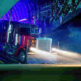 A scene from DreamWorks SKG's Transformers: Revenge of the Fallen (2009)