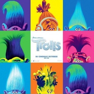 Poster of DreamWorks Pictures' Trolls (2016)