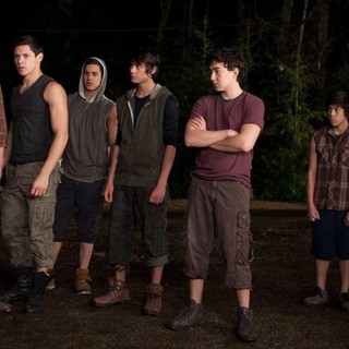 Chaske Spencer, Alex Meraz, Kiowa Gordon, Tyson Houseman and Booboo Stewart in Summit Entertainment's The Twilight Saga's Breaking Dawn Part I (2011)