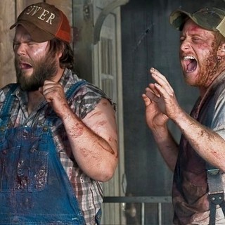 Tyler Labine stars as Dale and Alan Tudyk stars as Tucker in Magnolia Pictures' Tucker & Dale vs Evil (2011)