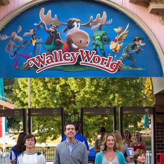 Skyler Gisondo, Ed Helms, Christina Applegate and Steele Stebbins in Warner Bros. Pictures' Vacation (2015)