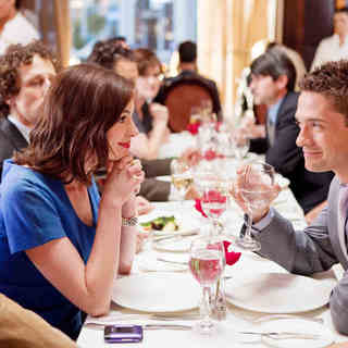 Anne Hathaway stars as Liz and Topher Grace stars as Josh Morris in New Line Cinema's Valentine's Day (2010)
