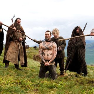 Callum Mitchell, Andrew Flanagan, Mads Mikkelsen, Maarten Stevenson, Alexander Morton and Ewan Stewart in IFC Films' Valhalla Rising (2010)