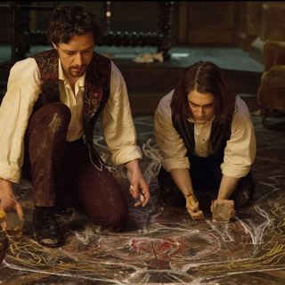 James McAvoy stars as Victor Von Frankenstein and Daniel Radcliffe stars as Igor in 20th Century Fox's Victor Frankenstein (2015)