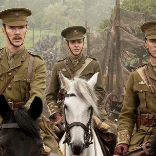 Benedict Cumberbatch, Patrick Kennedy and Tom Hiddleston in DreamWorks Pictures' War Horse (2011). Photo by: David Appleby.