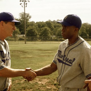 Brett Cullen, Chadwick Boseman and Harrison Ford in Warner Bros. Pictures' 42 (2013)