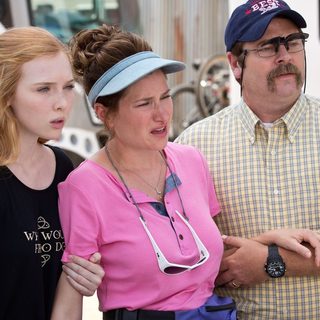 Molly C. Quinn, Kathryn Hahn and Nick Offerman in Warner Bros. Pictures' We're the Millers (2013)