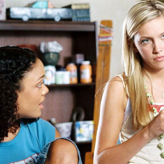 Tessa Thompson and Katie Cassidy in Sony Screen Gems' 