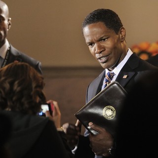 Jamie Foxx stars as President James Sawyer in Columbia Pictures' White House Down (2013)