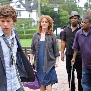 Jesse Eisenberg, Melissa Leo, Isiah Whitlock Jr. and Tracy Morgan in IFC Films' Why Stop Now (2012)