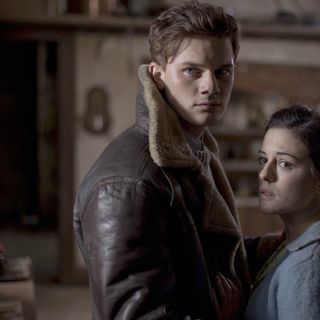 Jeremy Irvine stars as Harry Burnstow and Phoebe Fox stars as Eve Parkins in Relativity Media's The Woman in Black: Angel of Death (2015)