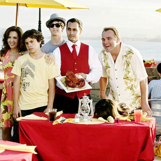 Maria Canals Barrera, Jake T. Austin, David Henrie and David DeLuise in Disney Channel's Wizards of Waverly Place: The Movie (2009)