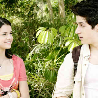 Selena Gomez stars as Alex Russo and David Henrie stars as Justin Russo in Disney Channel's Wizards of Waverly Place: The Movie (2009)
