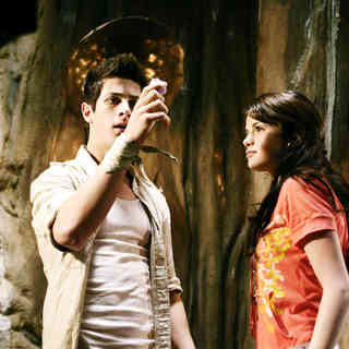 David Henrie stars as Justin Russo and Selena Gomez stars as Alex Russo in Disney Channel's Wizards of Waverly Place: The Movie (2009)