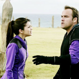 Selena Gomez stars as Alex Russo and David DeLuise stars as Jerry Russo in Disney Channel's Wizards of Waverly Place: The Movie (2009)