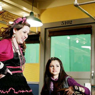 Jennifer Stone stars as Harper and Selena Gomez stars as Alex Russo in Disney Channel's Wizards of Waverly Place: The Movie (2009)