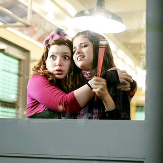 Jennifer Stone stars as Harper and Selena Gomez stars as Alex Russo in Disney Channel's Wizards of Waverly Place: The Movie (2009)