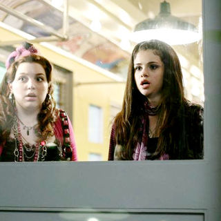 Jennifer Stone stars as Harper and Selena Gomez stars as Alex Russo in Disney Channel's Wizards of Waverly Place: The Movie (2009)