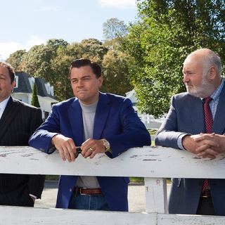 Jon Favreau, Leonardo DiCaprio and Rob Reiner in Paramount Pictures' The Wolf of Wall Street (2013)