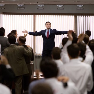 Leonardo DiCaprio stars as Jordan Belfort in Paramount Pictures' The Wolf of Wall Street (2013)