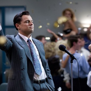 Leonardo DiCaprio stars as Jordan Belfort in Paramount Pictures' The Wolf of Wall Street (2013)