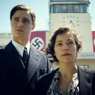 Max Irons stars as Fritz and Tatiana Maslany stars as Young Maria Altmann in The Weinstein Company's Woman in Gold (2015)
