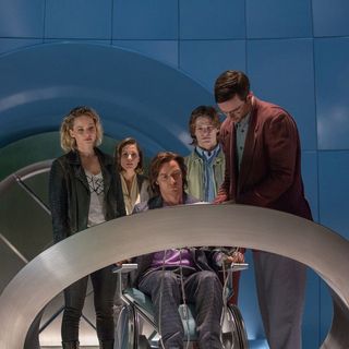 Jennifer Lawrence, James McAvoy and Nicholas Hoult in 20th Century Fox's X-Men: Apocalypse (2016)