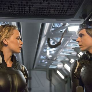 Jennifer Lawrence stars as Raven/Mystique and Evan Peters stars as Peter/Quicksilver in 20th Century Fox's X-Men: Apocalypse (2016)