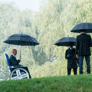 James McAvoy stars as Professor Charles Xavier and Alexandra Shipp stars as Ororo Munroe/Storm in 20th Century Fox's Dark Phoenix (2019)