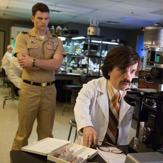 Josh Helman stars as William Stryker and Peter Dinklage stars as Bolivar Trask in 20th Century Fox's X-Men: Days of Future Past (2014)