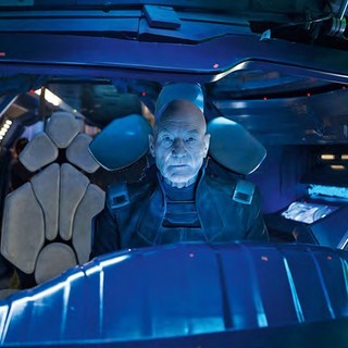 Patrick Stewart stars as Professor Charles Xavier in 20th Century Fox's X-Men: Days of Future Past (2014)