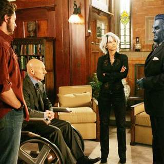 Hugh Jackman, Patrick Stewart, Halle Berry and Kelsey Grammer in The 20th Century Fox's X-Men 3 (2006)