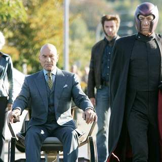 Halle Berry, Hugh Jackman, Patrick Stewart and Ian McKellen in The 20th Century Fox's X-Men 3 (2006)