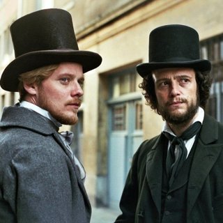 Stefan Konarske stars as Friedrich Engels and August Diehl stars as Karl Marx in The Orchard's The Young Karl Marx (2018)