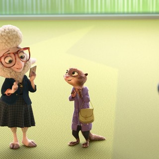 Bellwether and Mrs. Otterton from Walt Disney Pictures' Zootopia (2016)