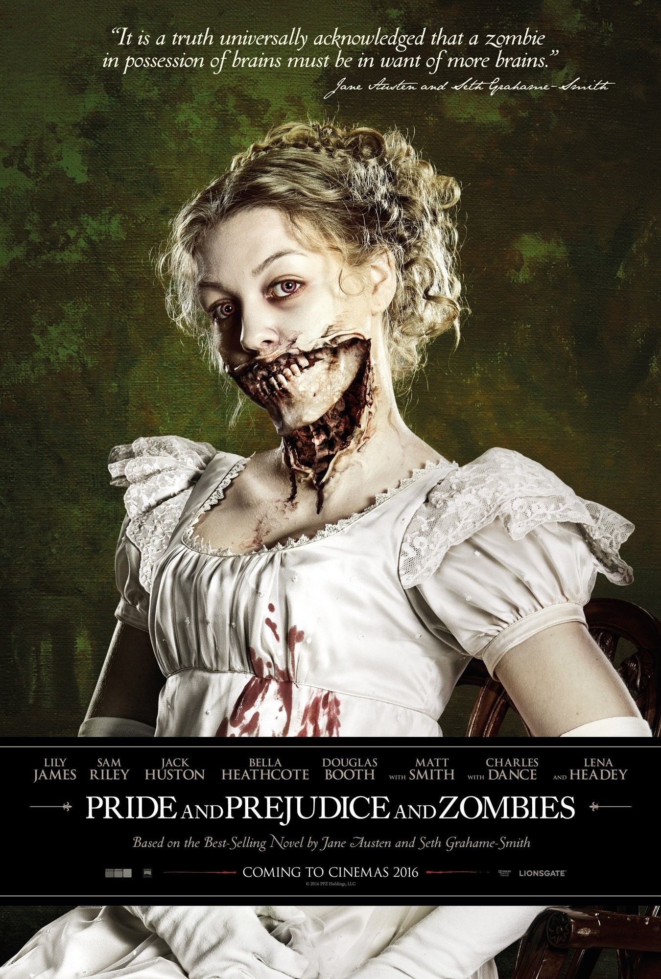 Poster of Screen Gems' Pride and Prejudice and Zombies (2016)