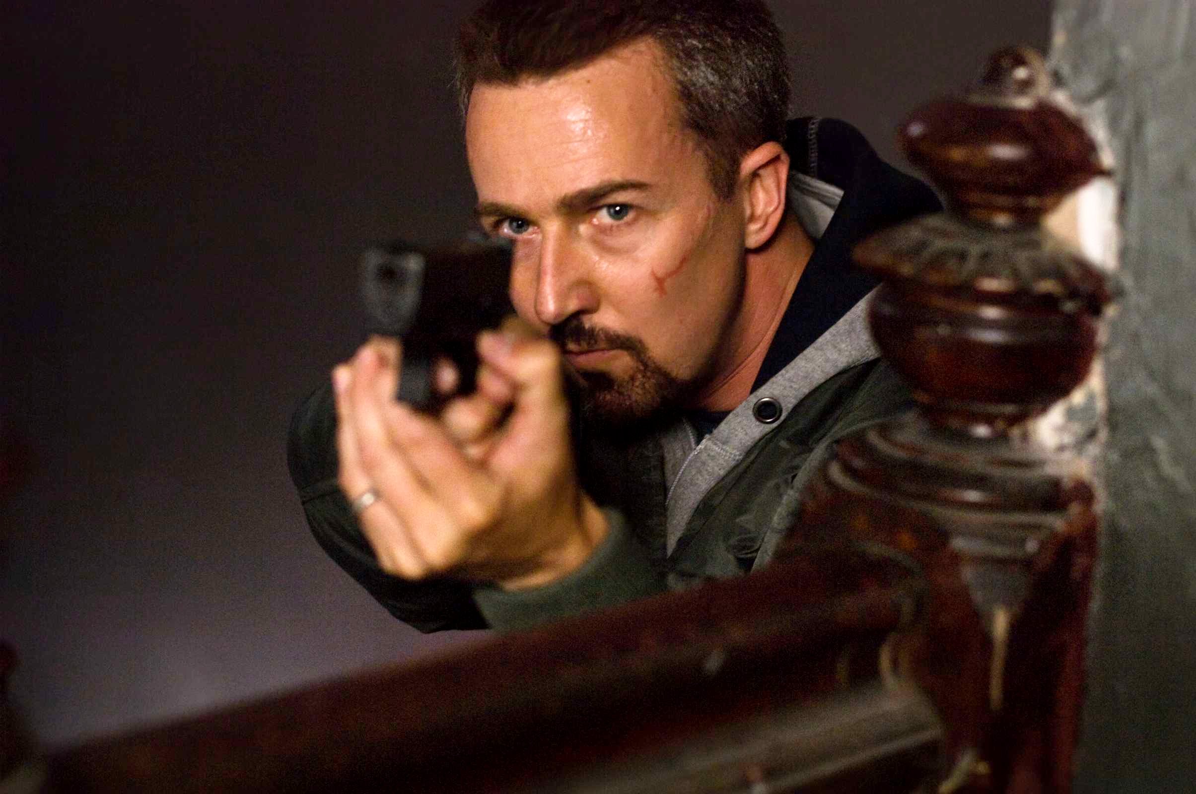 Edward Norton stars as Ray Tierney in New Line Cinema's Pride and Glory (2008). Photo credit by Glen Wilson.