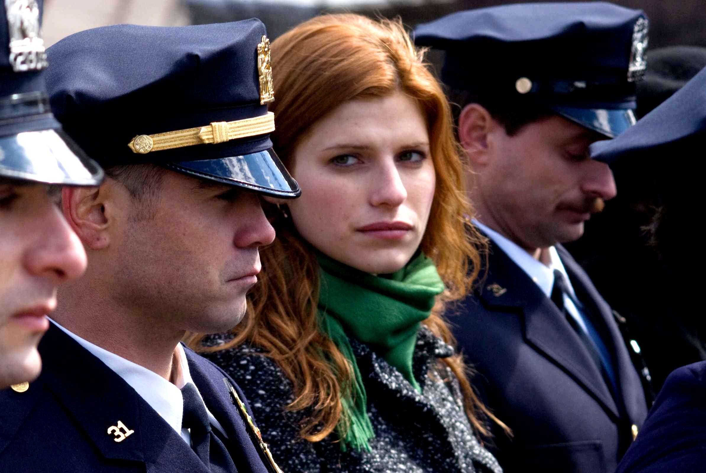 Colin Farrell stars as Jimmy Egan and Lake Bell stars as Megan Egan in New Line Cinema's Pride and Glory (2008). Photo credit by Glen Wilson.